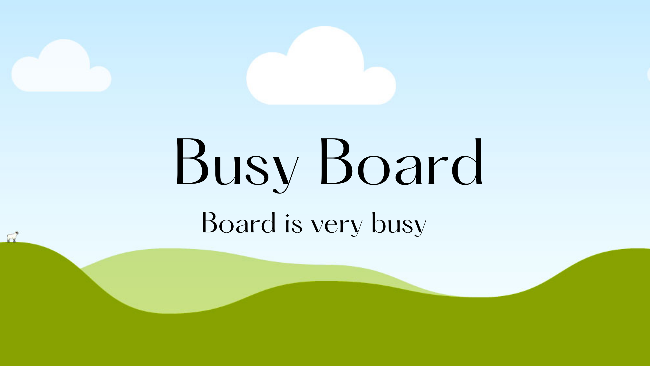 busy board