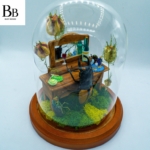 insect diorama with miniature book the beetles dilemma